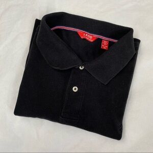 IZOD Slim Fit Black Polo